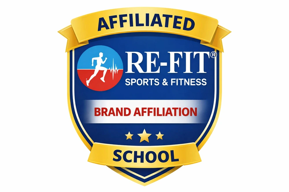 Official RE-FIT Affiliated School brand affiliation badge