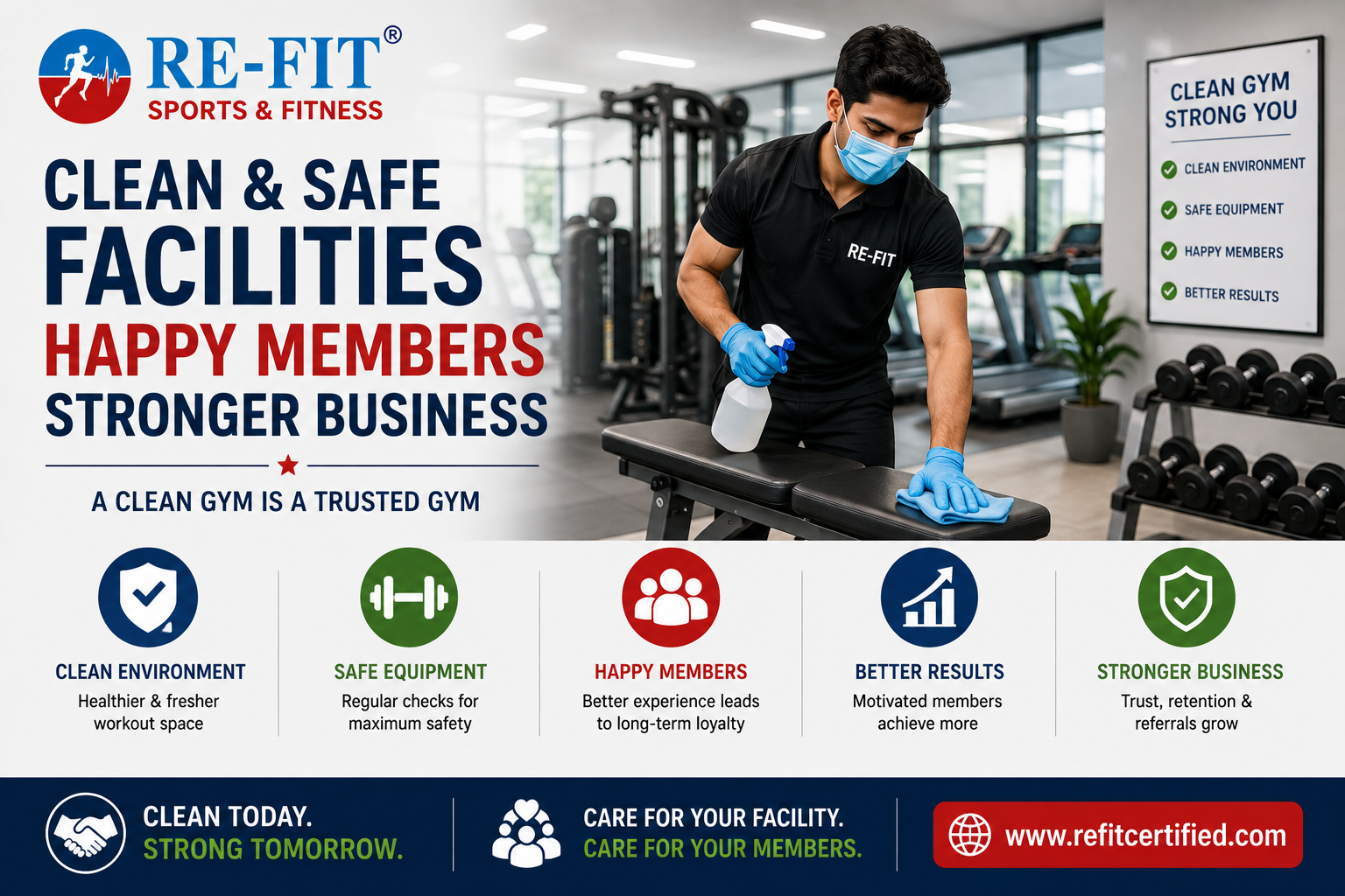 How Clean and Safe Fitness Facilities Improve Member Satisfaction