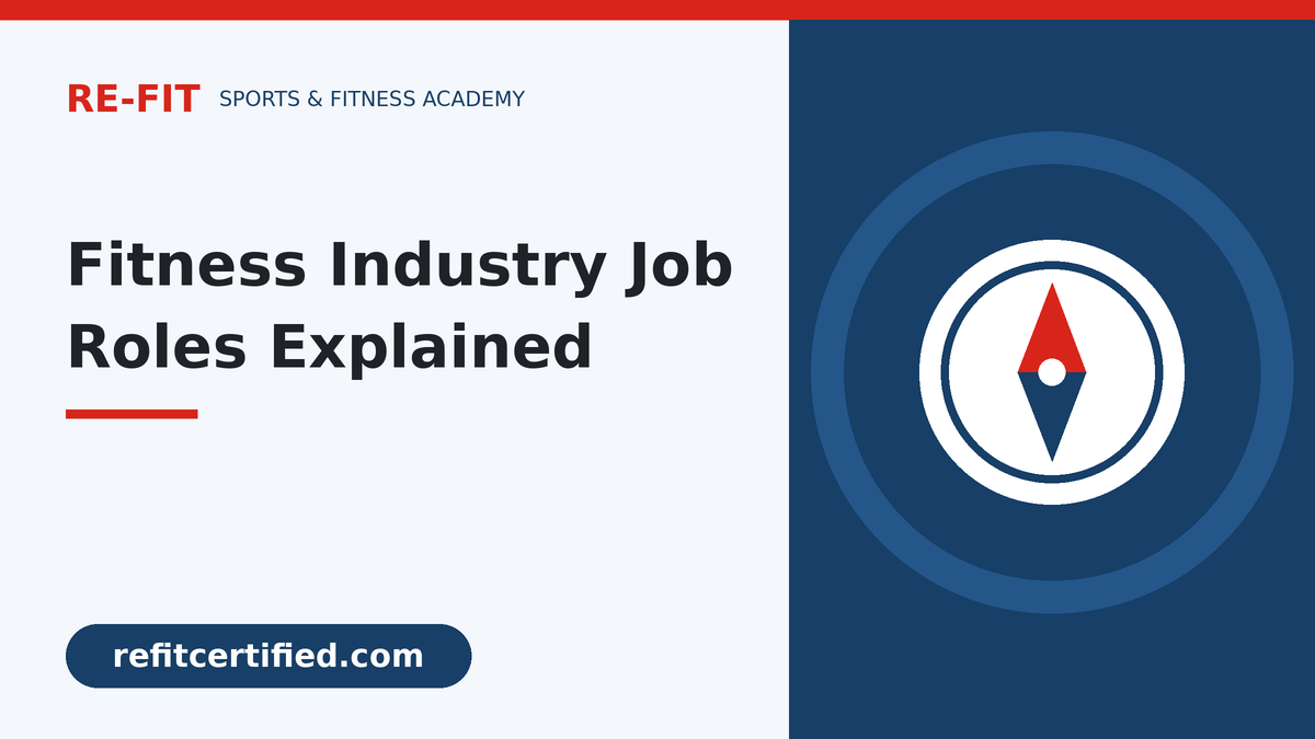 Fitness Industry Job Roles Explained: Trainer, Coach, Instructor and Manager