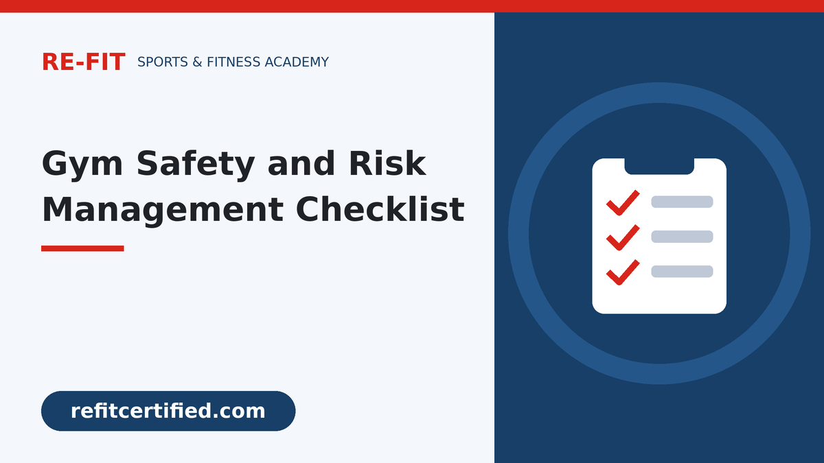 Gym Safety and Risk Management: A Practical Checklist for Owners