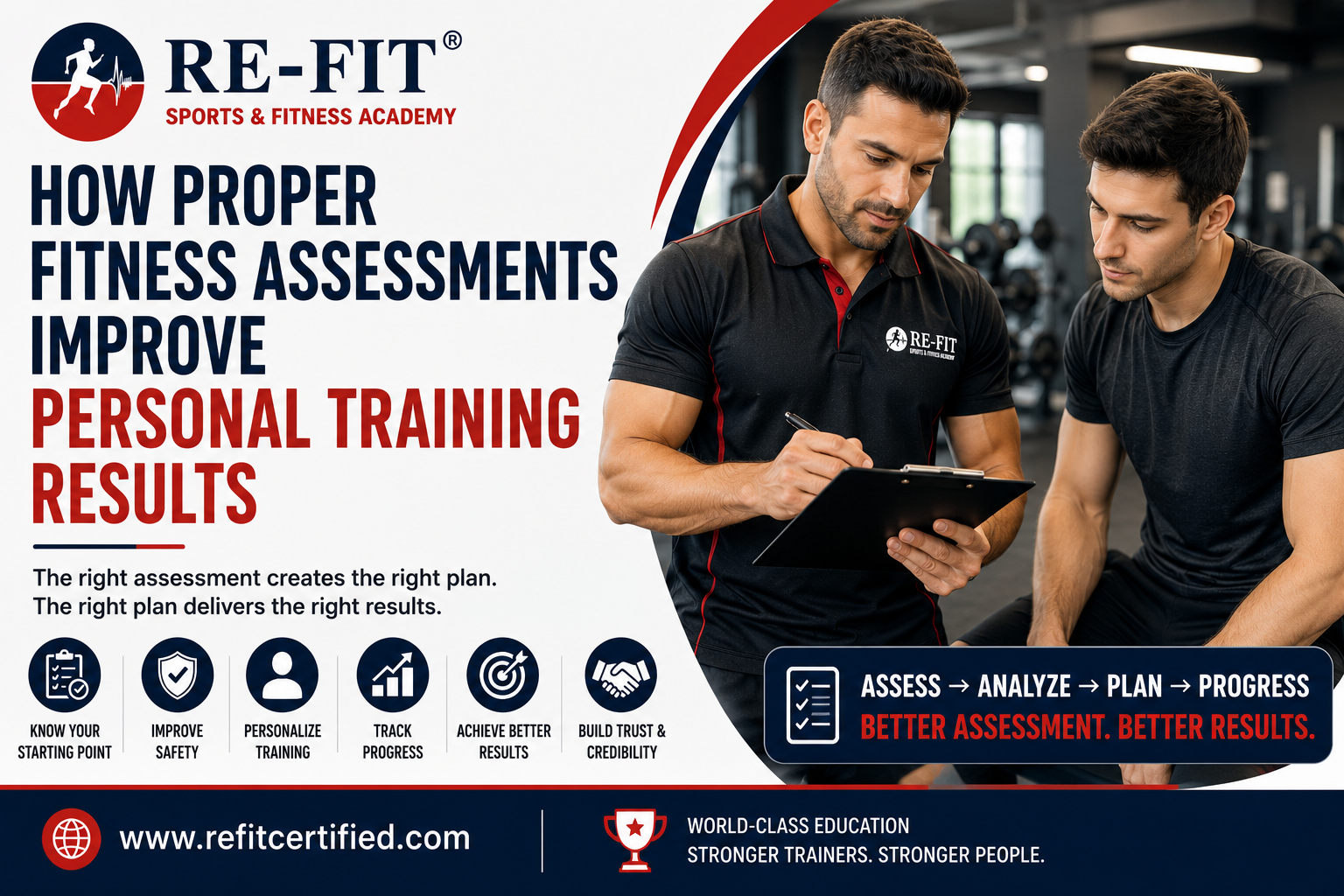 How Proper Fitness Assessments Improve Personal Training Results
