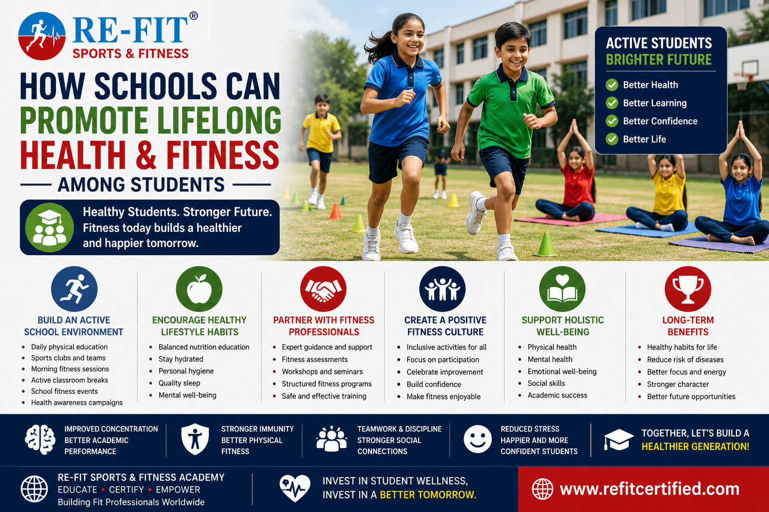 How Schools Can Promote Lifelong Health and Fitness Among Students