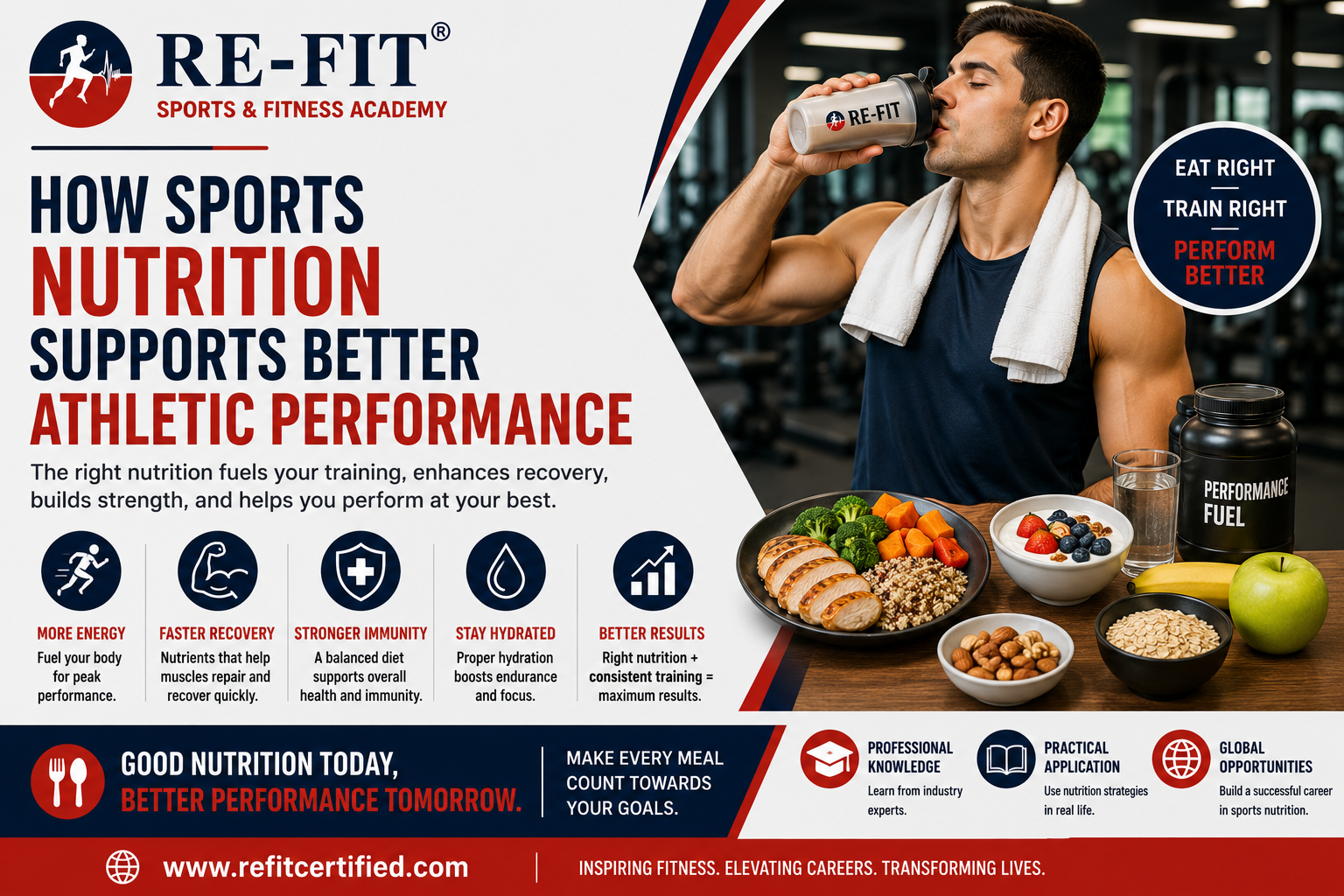 How Sports Nutrition Supports Better Athletic Performance