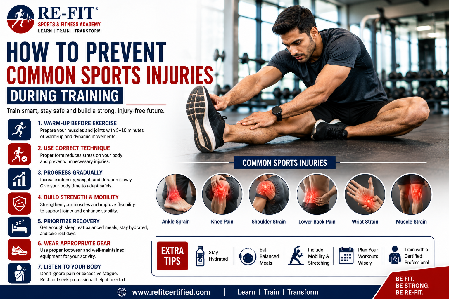 How to Prevent Common Sports Injuries During Training