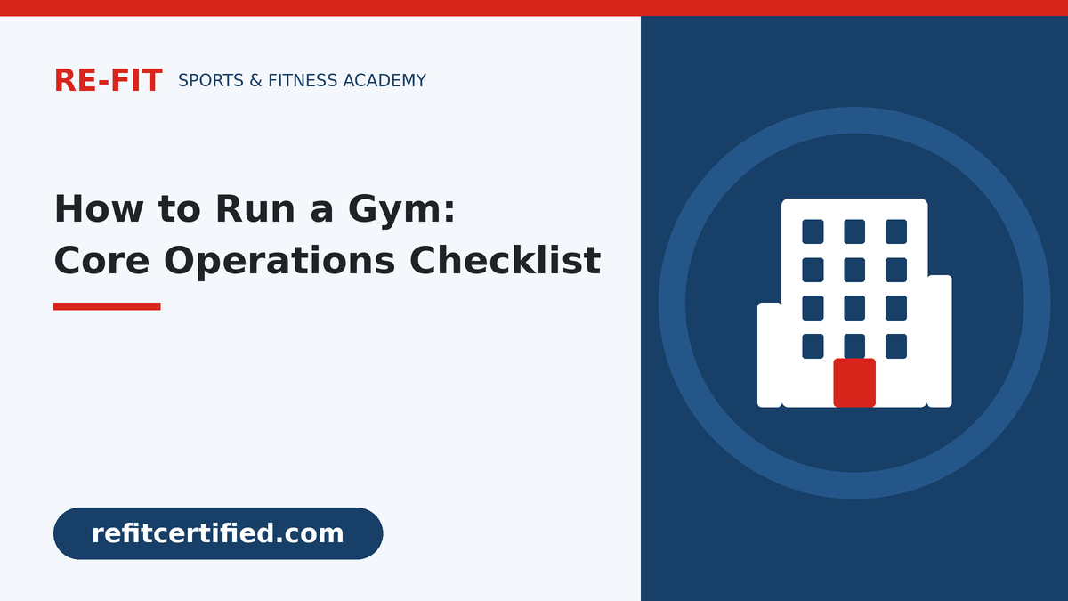 How to Run a Gym: A Core Operations Checklist for New Owners