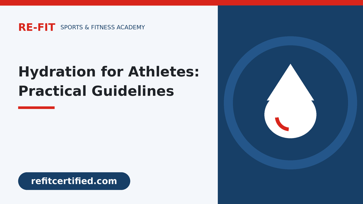 Hydration for Athletes and Active People: Practical Guidelines