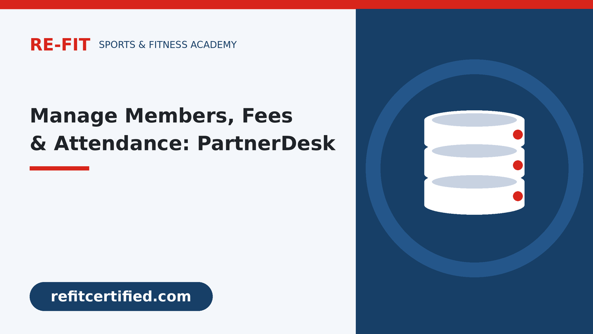 Managing Gym Members, Fees and Attendance with PartnerDesk