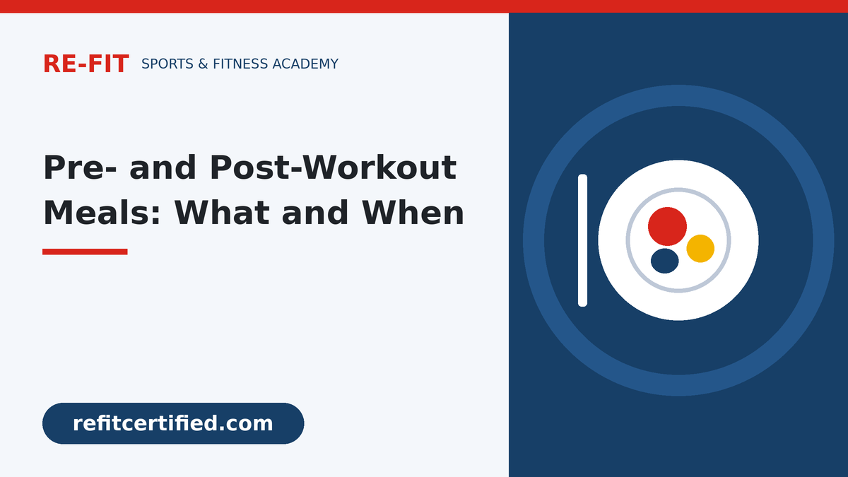 Pre-Workout and Post-Workout Meals: What to Eat and When