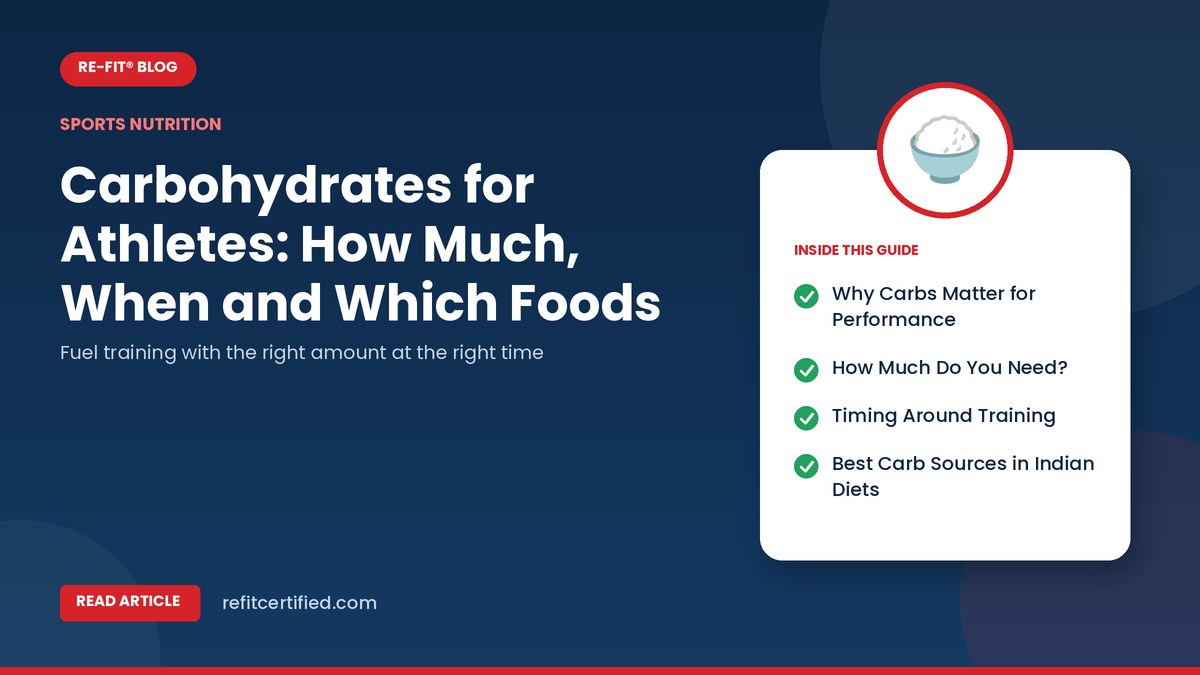 Carbohydrates for Athletes: How Much, When and Which Foods