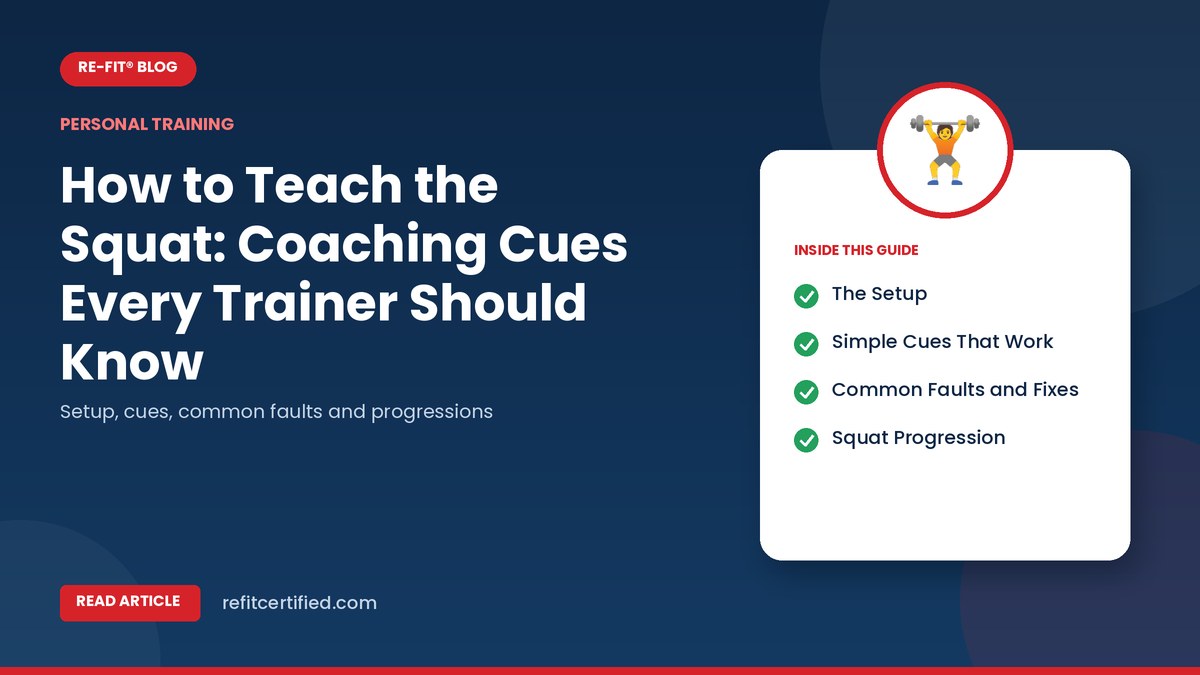 How to Teach the Squat: Coaching Cues Every Trainer Should Know