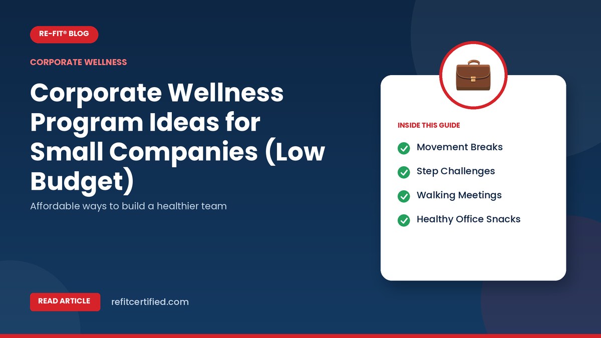 Corporate Wellness Program Ideas for Small Companies (Low Budget)
