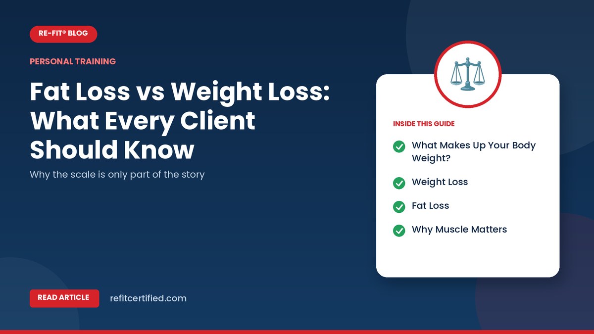 Fat Loss vs Weight Loss: What Every Client Should Know