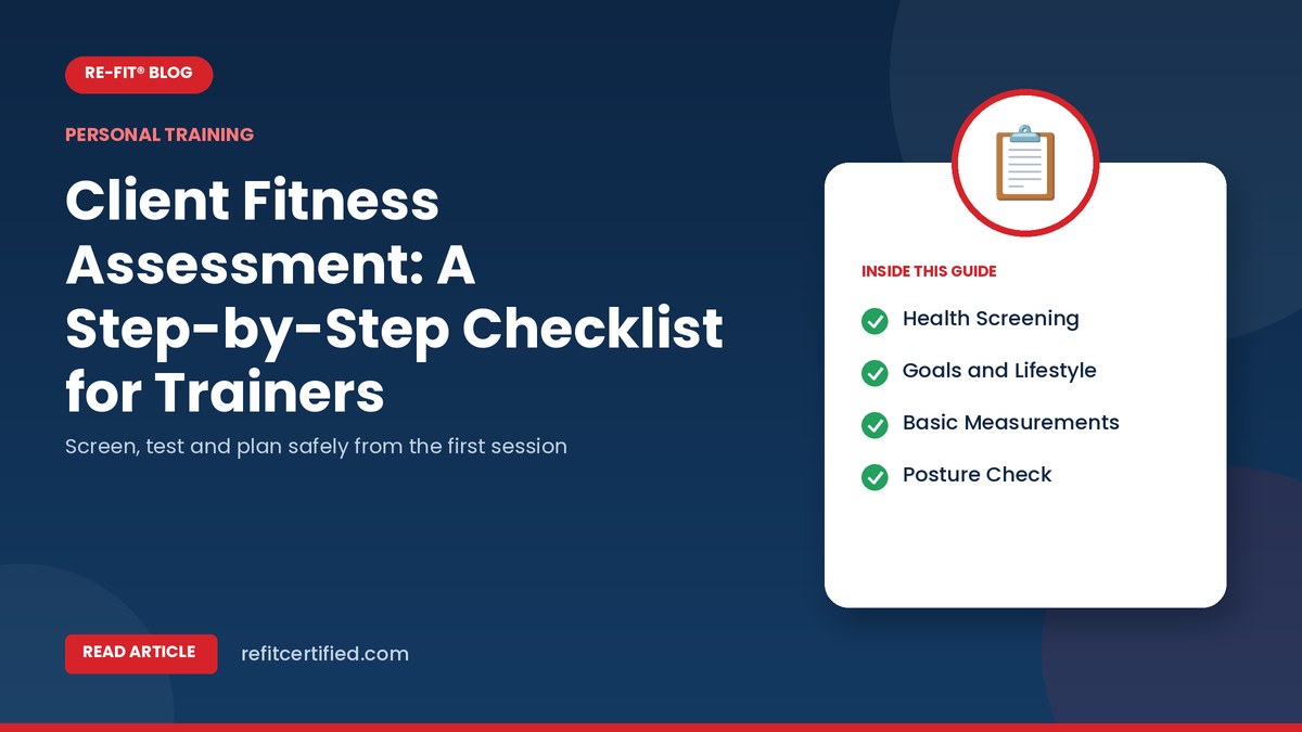Client Fitness Assessment: A Step-by-Step Checklist for Trainers