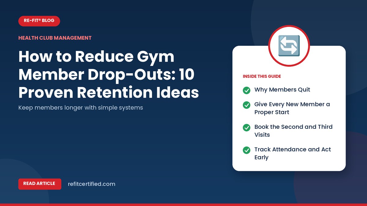 How to Reduce Gym Member Drop-Outs: 10 Proven Retention Ideas