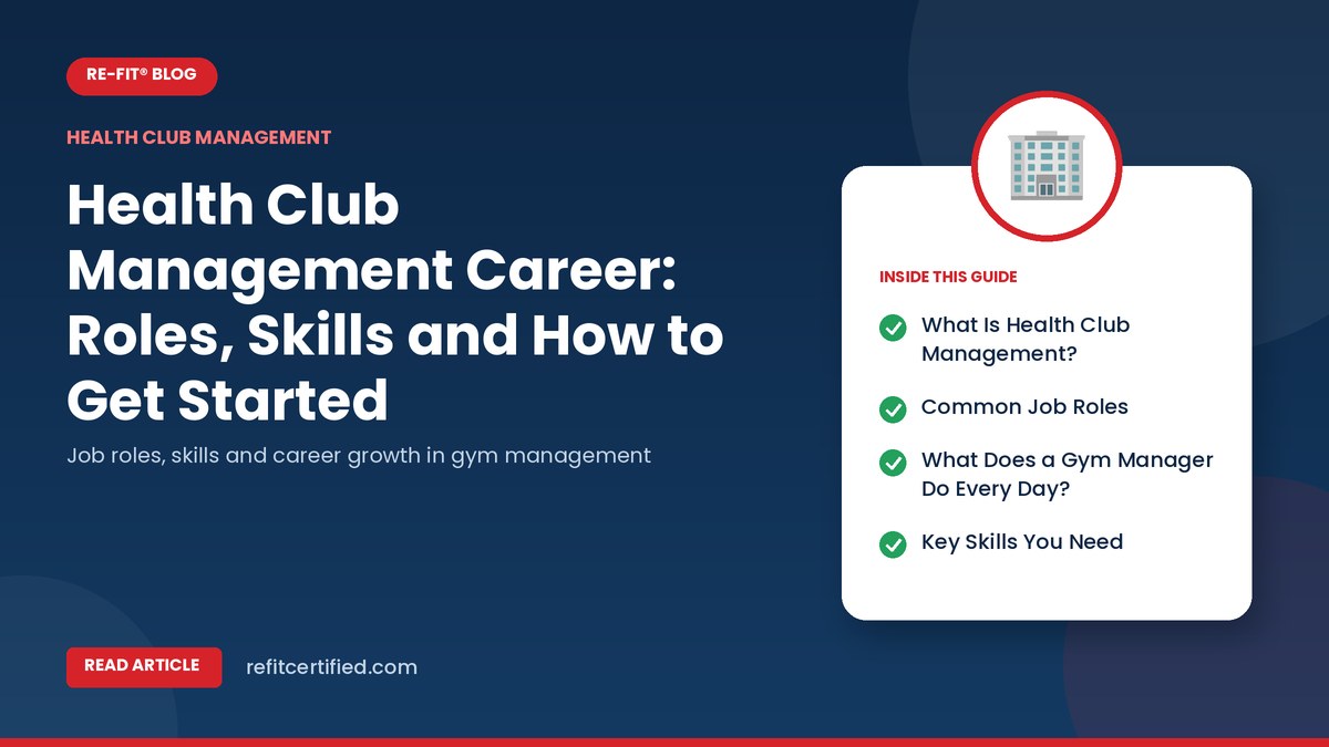 Health Club Management Career: Roles, Skills and How to Get Started