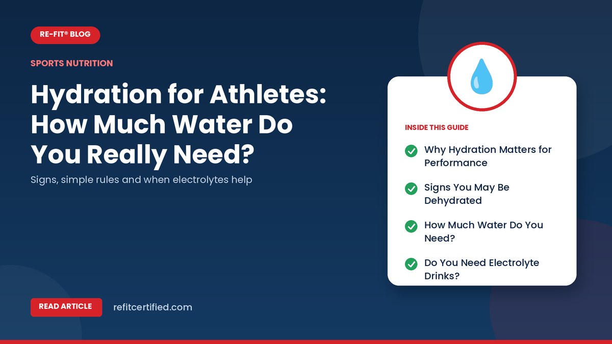 Hydration for Athletes: How Much Water Do You Really Need?