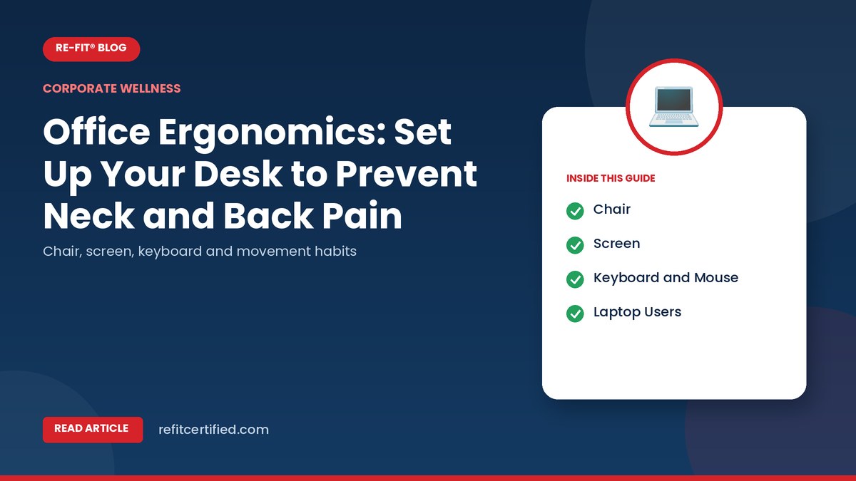 Office Ergonomics: Set Up Your Desk to Prevent Neck and Back Pain