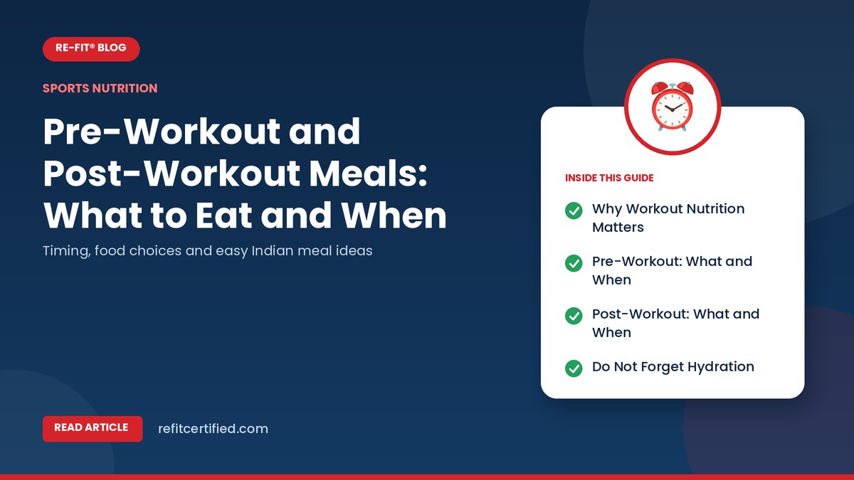 Pre-Workout and Post-Workout Meals: What to Eat and When