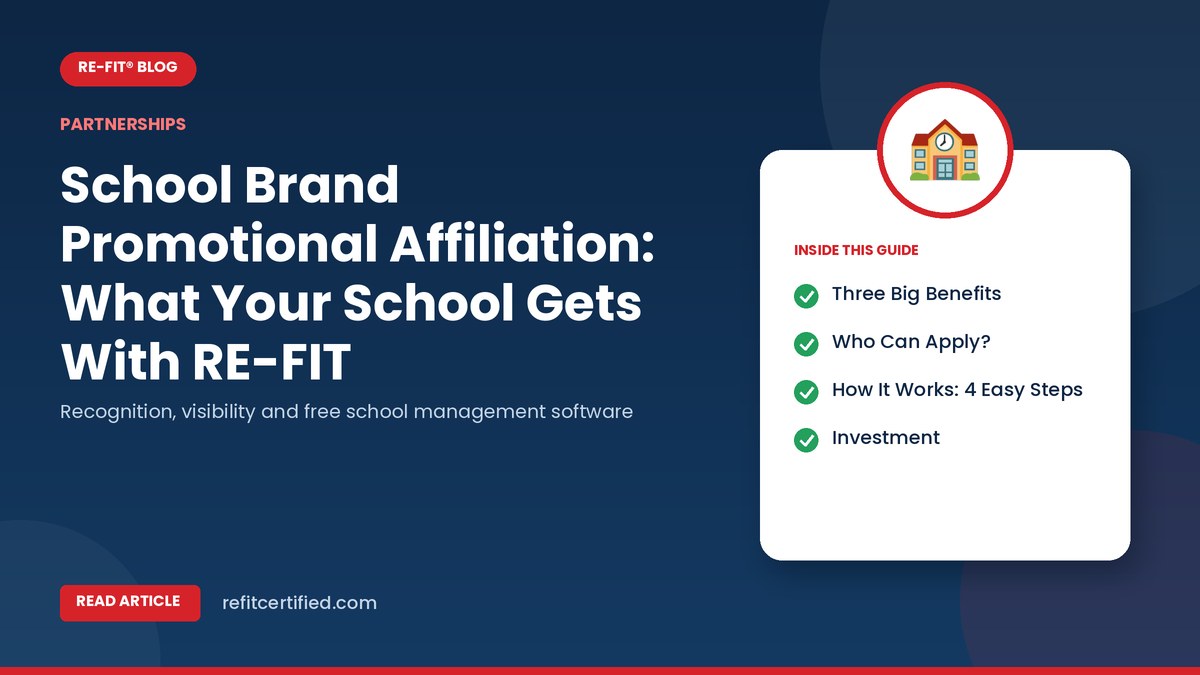 School Brand Promotional Affiliation: What Your School Gets With RE-FIT