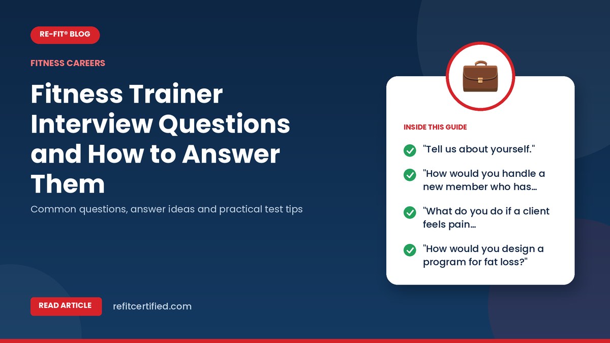 Fitness Trainer Interview Questions and How to Answer Them
