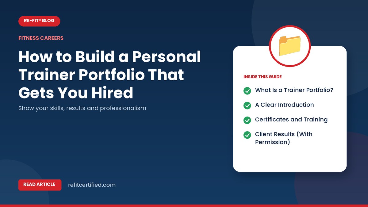 How to Build a Personal Trainer Portfolio That Gets You Hired