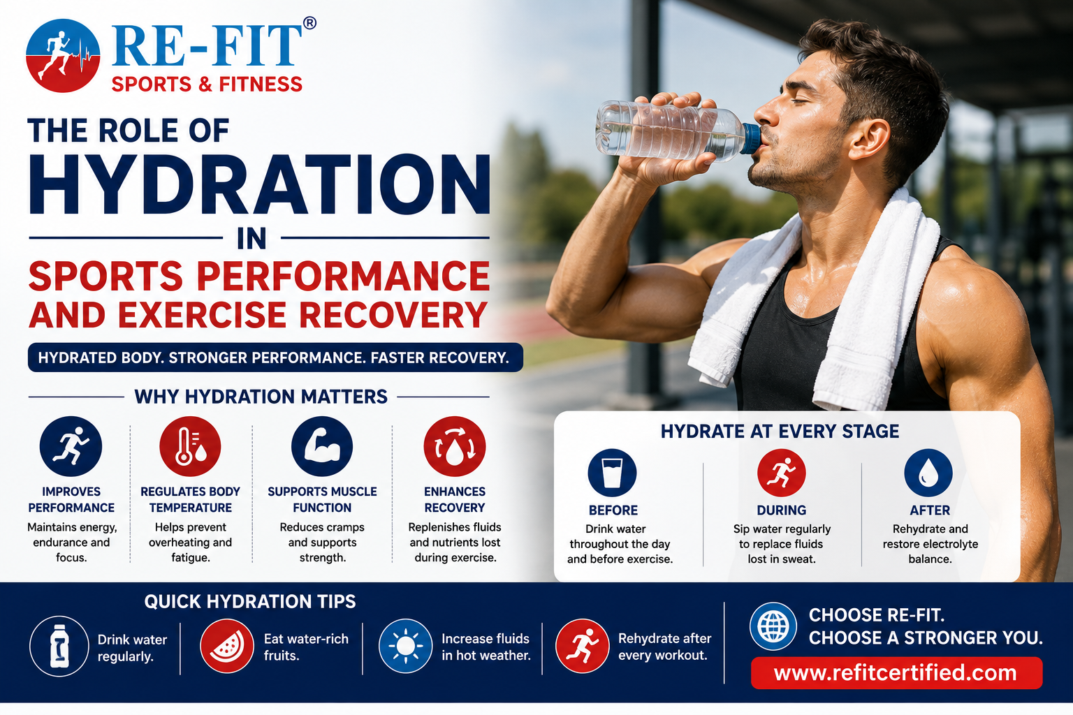 The Role of Hydration in Sports Performance and Exercise Recovery