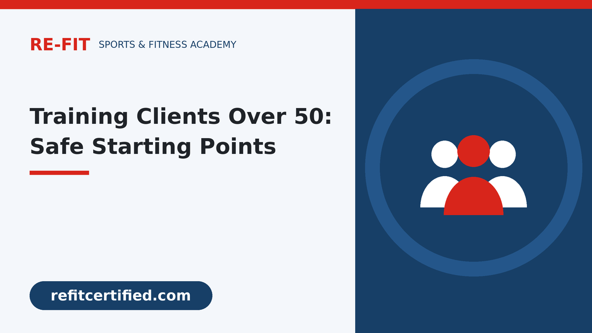 Training Clients Over 50: Safe Starting Points for Trainers