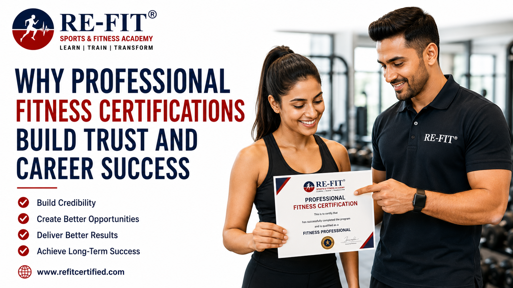 Why Professional Fitness Certifications Build Trust and Career Success