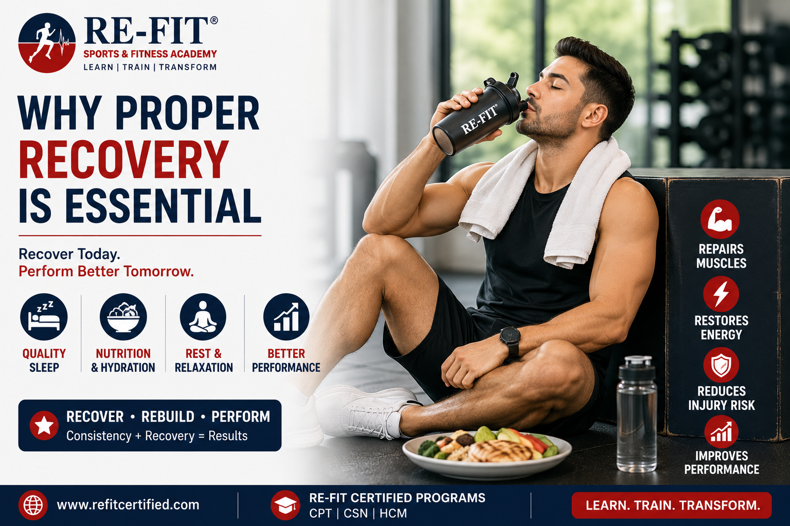 Why Proper Recovery Is Essential for Better Fitness Performance